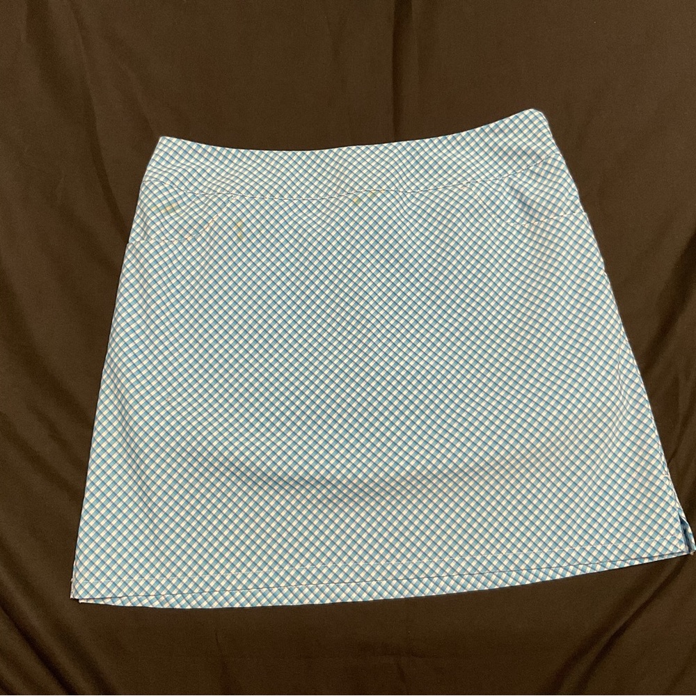 Adidas Skort Blue White Size 6